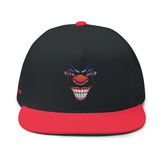 Embroidered Flat Bill Cap - Cuz I'M A Psycho, Snapback, Casual Wear