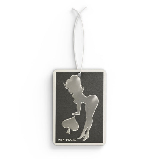 Car Air Freshener - Pin-Up Silhouette Retro Glam Décor & Scent by Von Phreak