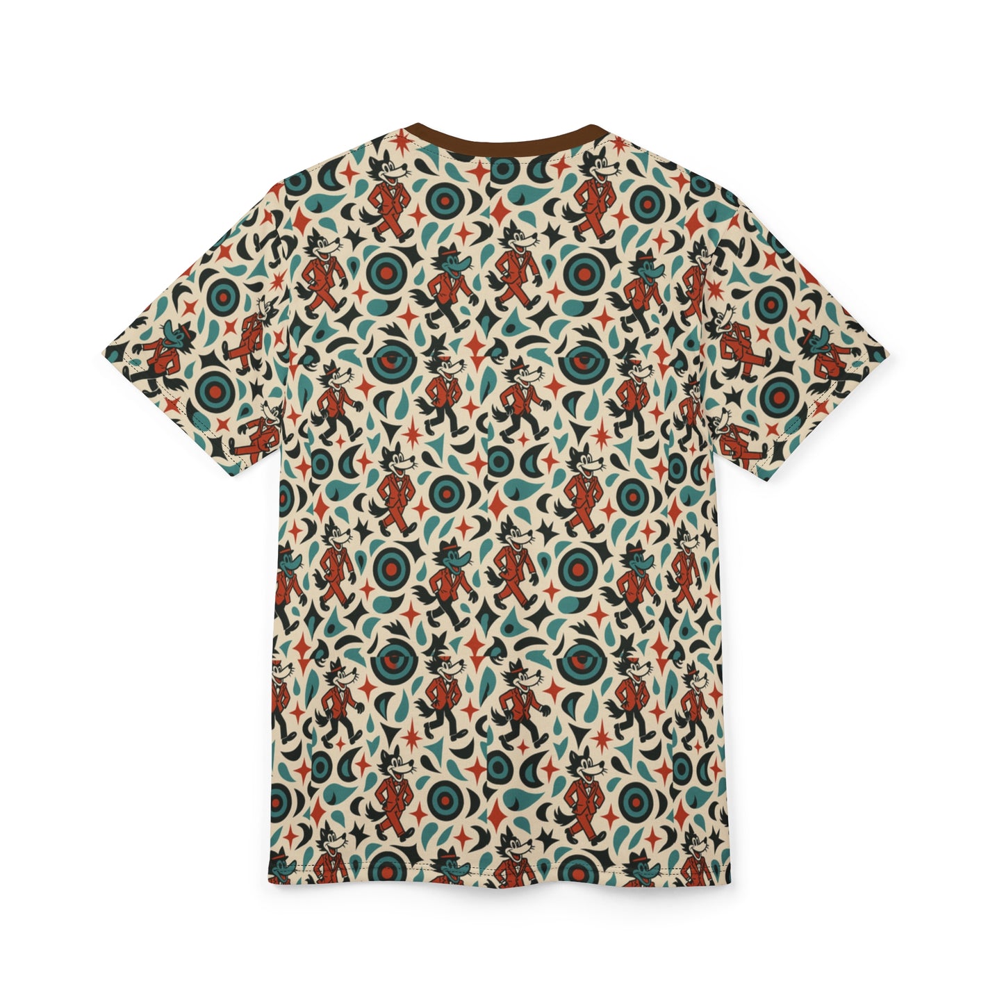 Colorful Wolfie Tee by Von Phreak - Cut & Sew