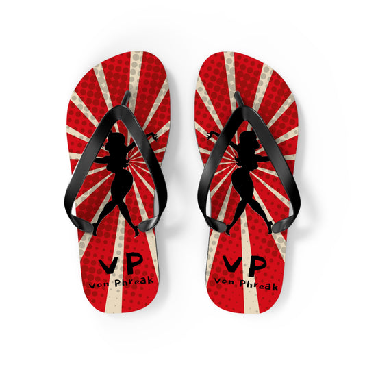 Vintage Mud-Flap Girl Style Flip Flops - Perfect for Summer Beach Days (MTO)