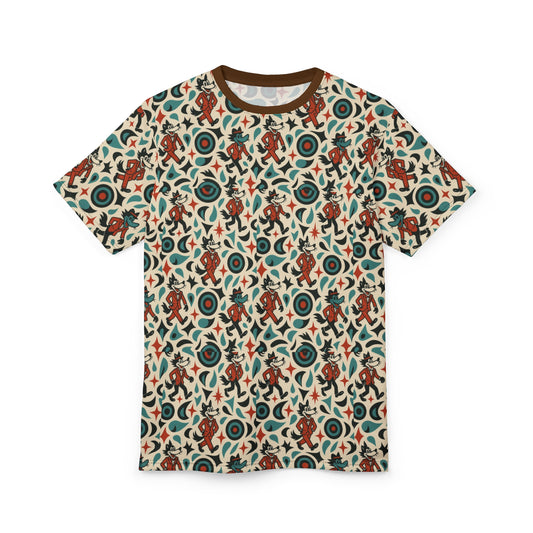 Colorful Wolfie Tee by Von Phreak - Cut & Sew