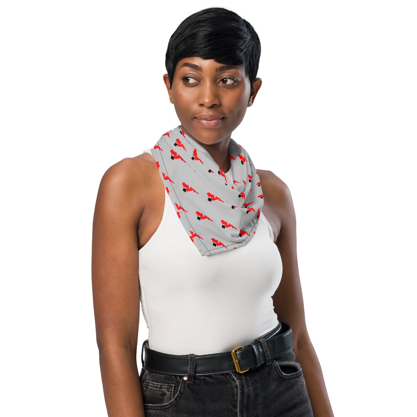 Black Diamond Red Girl All-over print bandana