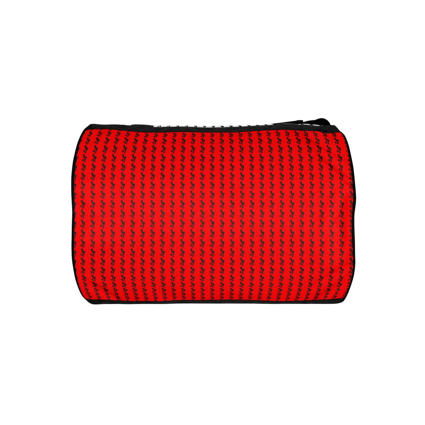 VP Red and White Spade Girl All-over print gym bag