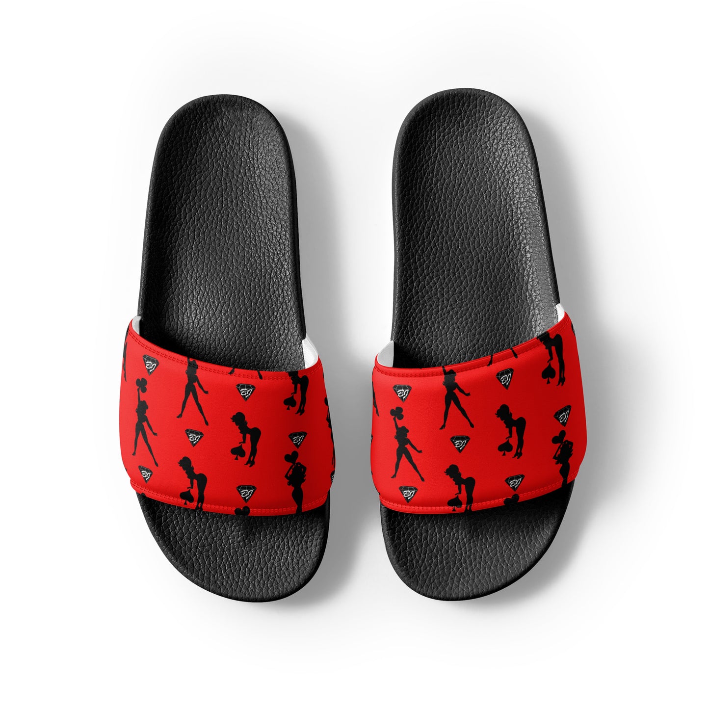 BJ Men’s slides Red and Black