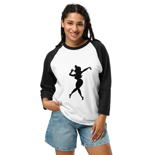 (Made to Order) Von Phreak Cocktail Girl Uni -3/4 sleeve raglan shirt