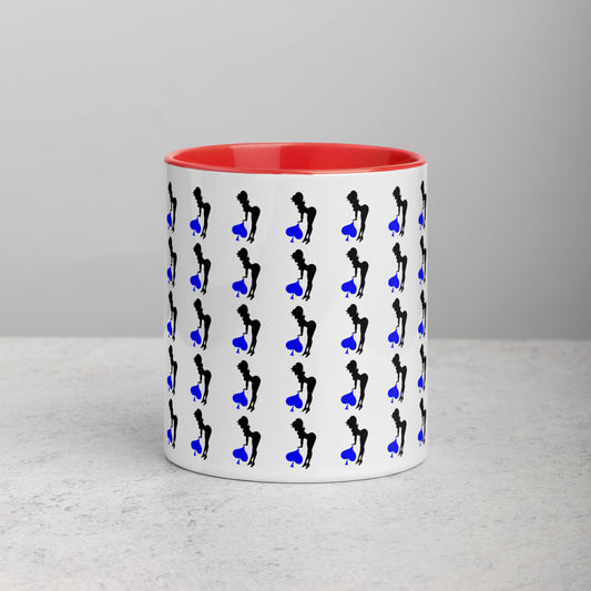 Mad Mug Spades with Red Color Inside