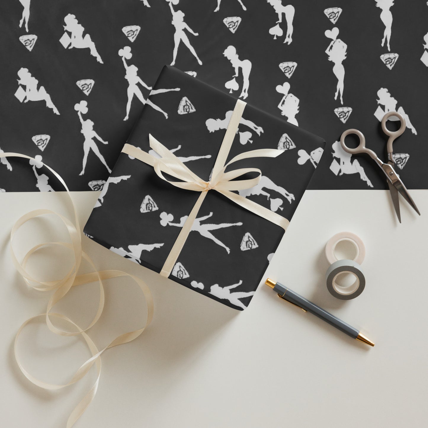 BJ Wrapping paper 3 different sheet designs