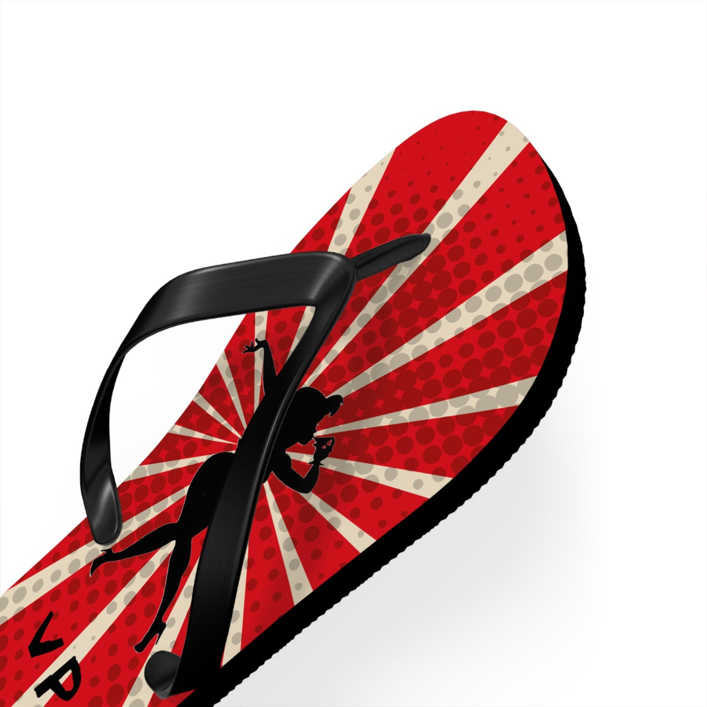 Vintage Mud-Flap Girl Style Flip Flops - Perfect for Summer Beach Days (MTO)