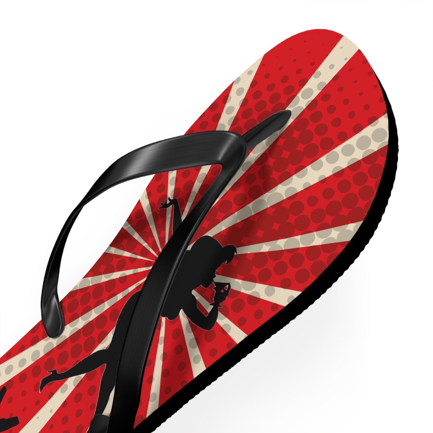 Vintage Mud-Flap Girl Style Flip Flops - Perfect for Summer Beach Days (MTO)