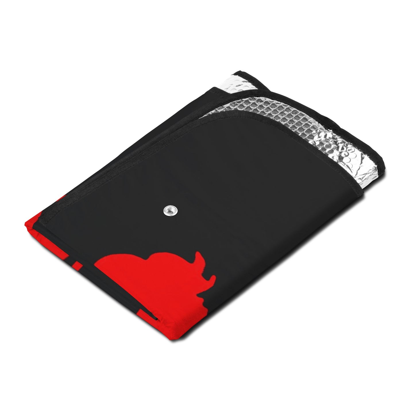 Red Spade girl Mud Flap Sunshades with Retro Design, by Von Phreak.