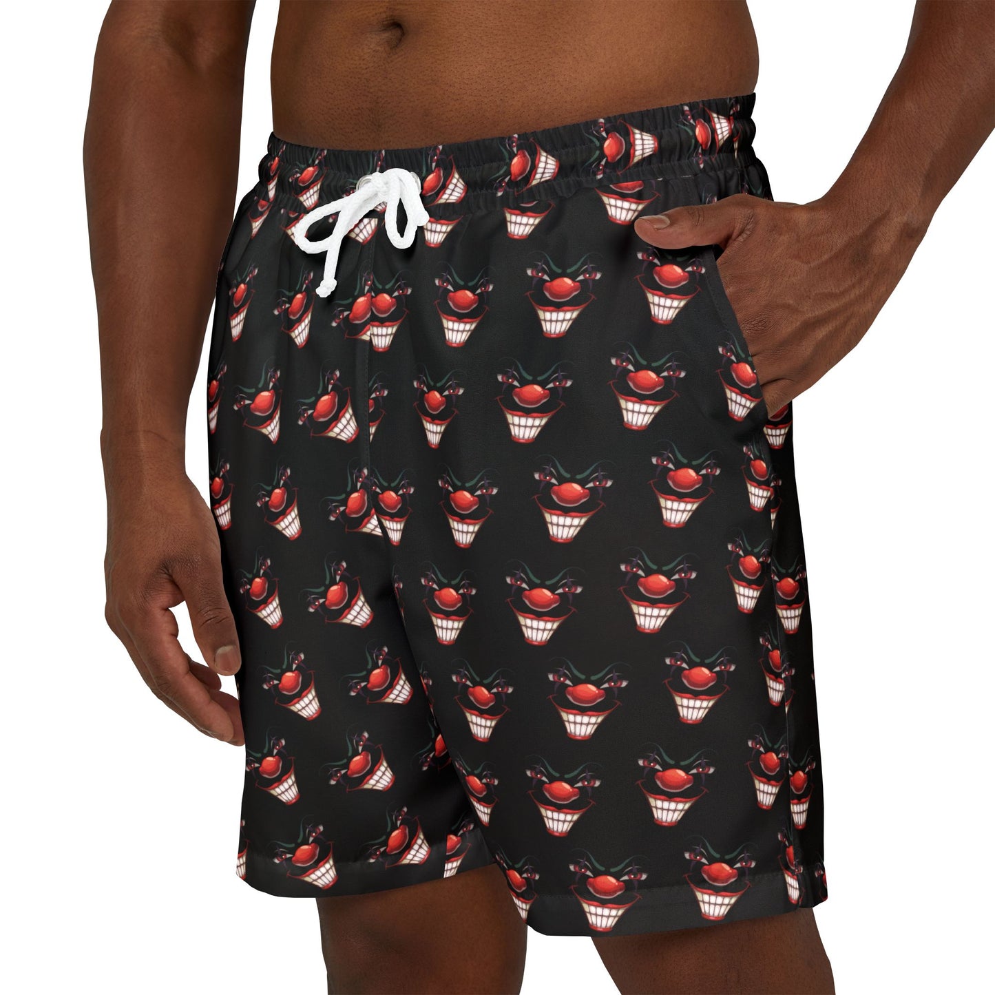 Psycho Clown Swim Shorts by Von Phreak