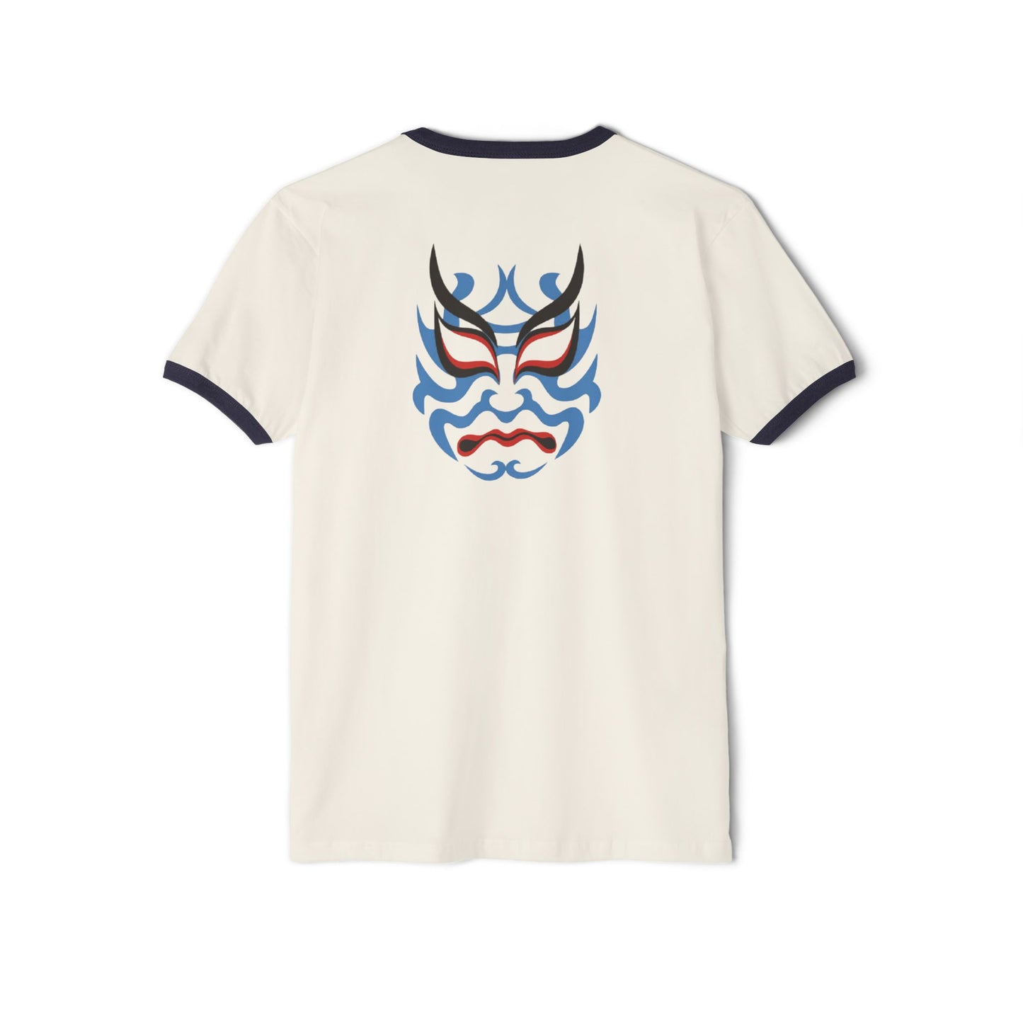 Von Phreak Kabuki Colorful Mask Ringer T-Shirt