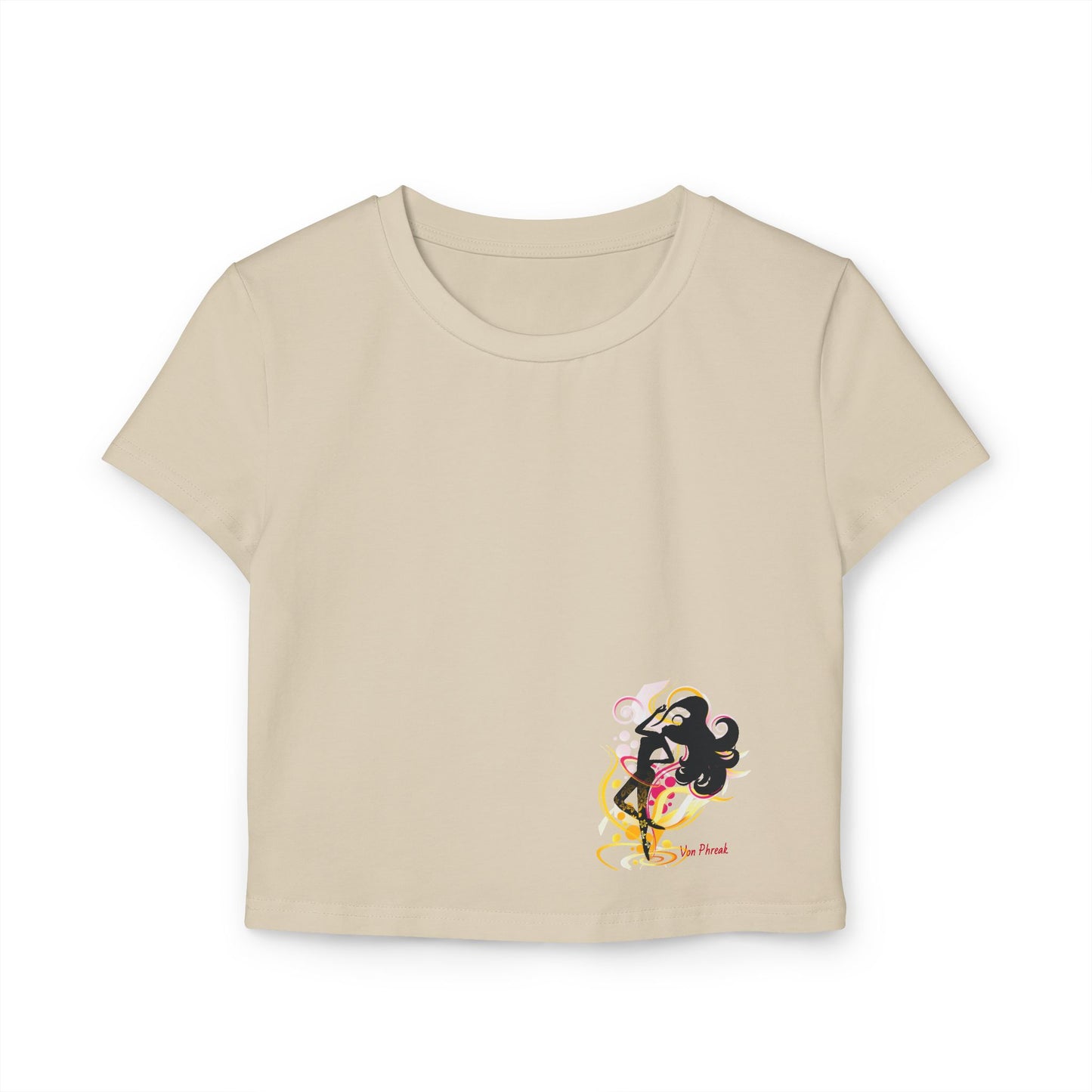 Stylish Women's Baby Tee with Chic Design, Feminine Shirt, Cute Summer Wear, Gift for Her, Trendy Casual Top