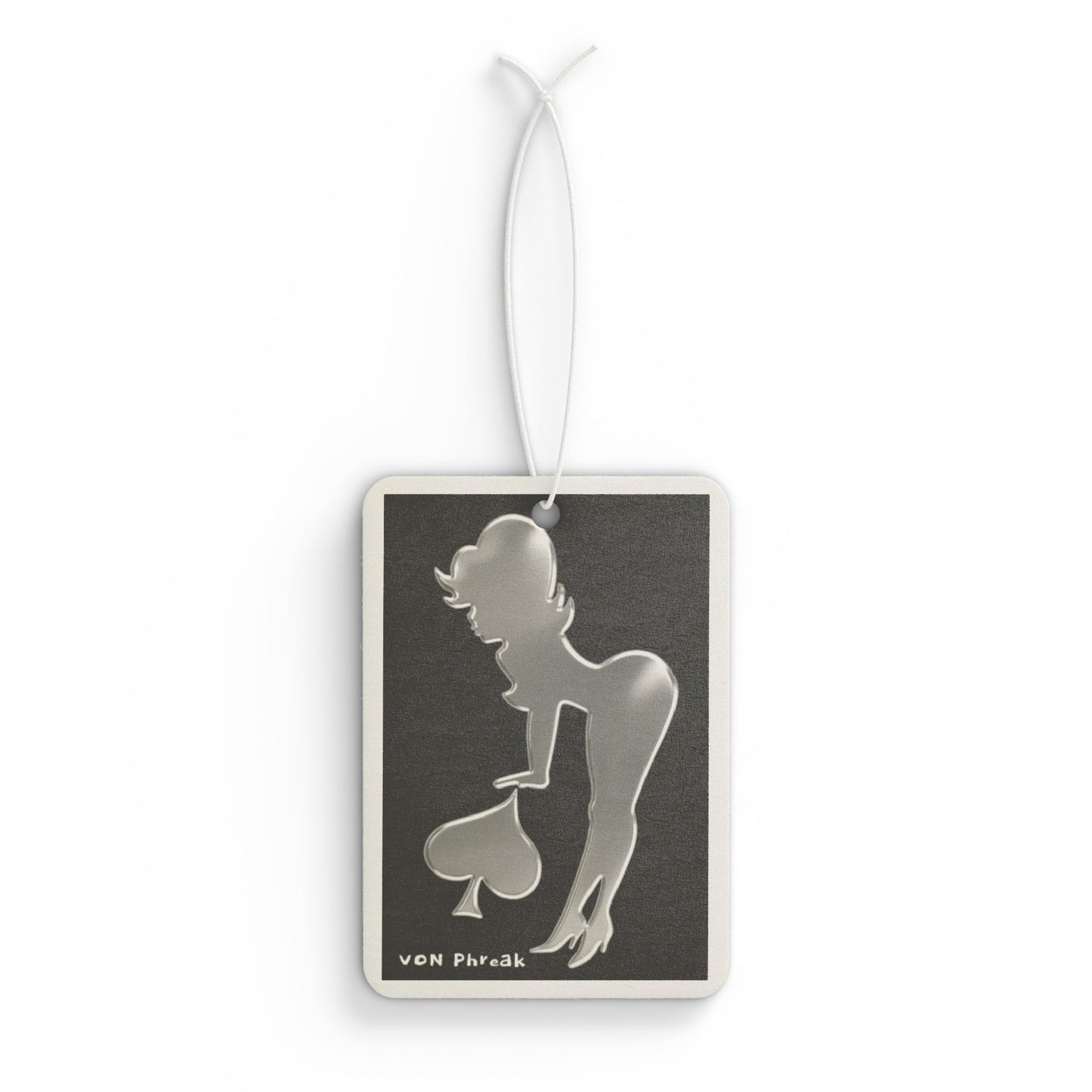 Car Air Freshener - Pin-Up Silhouette Retro Glam Décor & Scent by Von Phreak