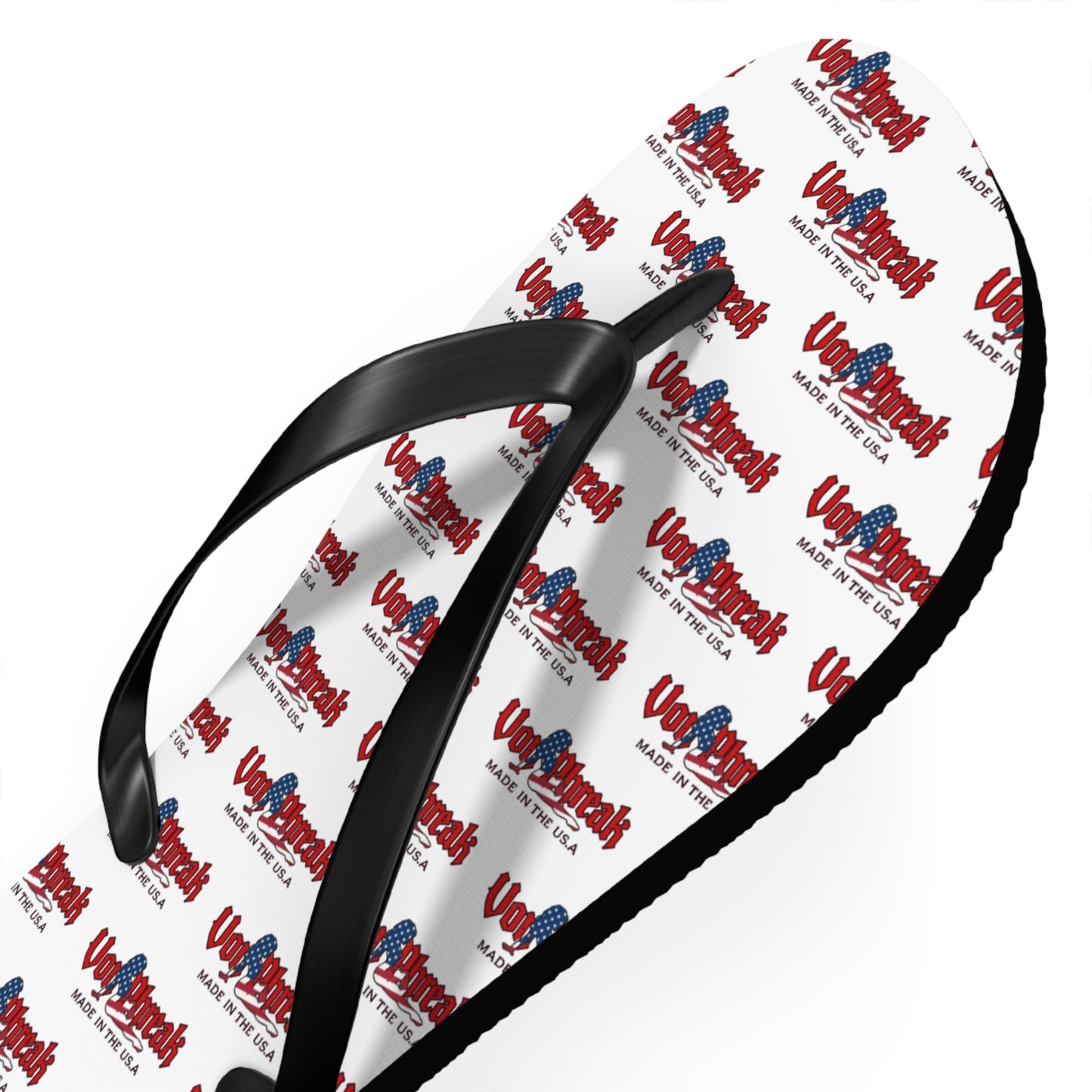 Von Phreak USA Mud Flap Flip Flops for Summer Fun - Perfect for Beach Days & Pool Parties (MTO)