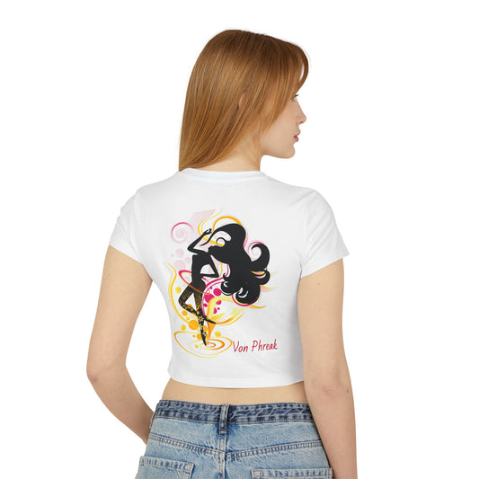 Stylish Women's Baby Tee with Chic Design, Feminine Shirt, Cute Summer Wear, Gift for Her, Trendy Casual Top