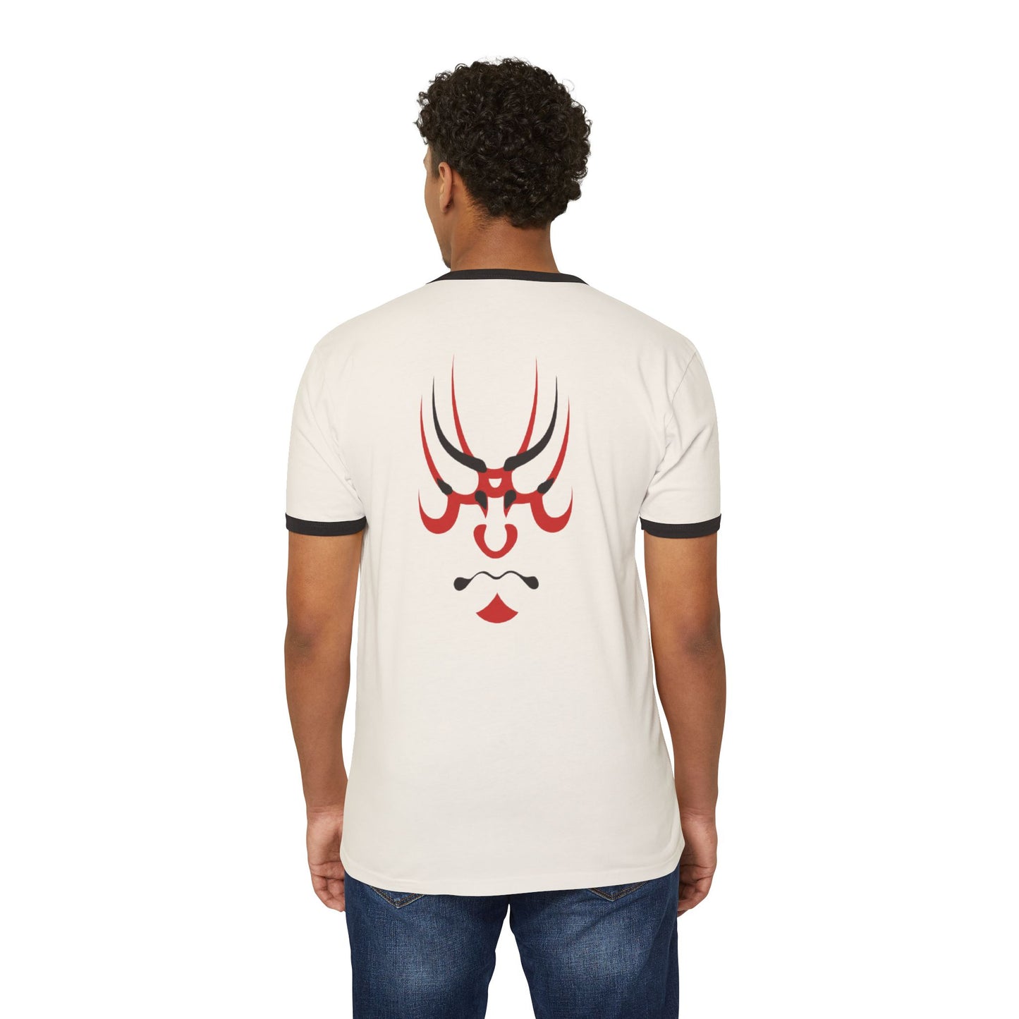 Von Phreak Kabuki Face Ringer T-Shirt (MTO)