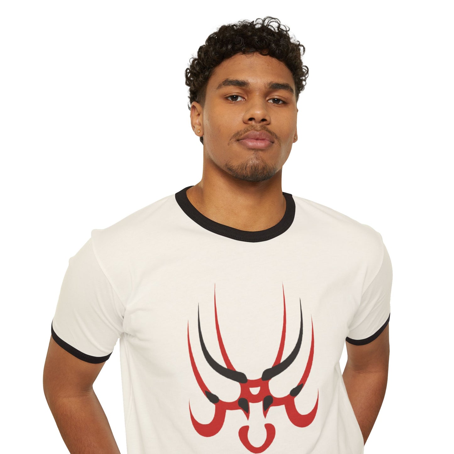 Von Phreak Kabuki Face Ringer T-Shirt (MTO)