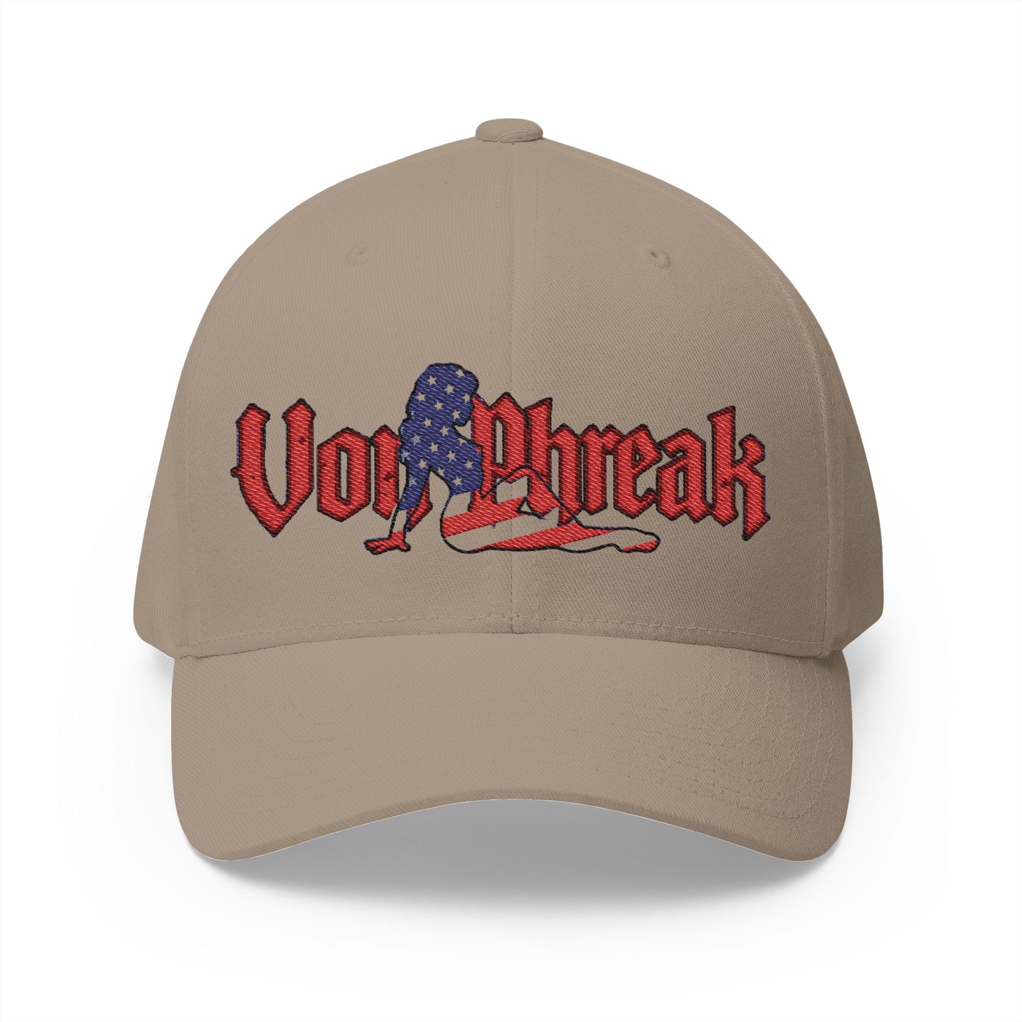 Patriotic Embroidered Cap | Von Phreak Hat | Designer Headwear | Casual Accessories | American Pride | Summer Fashion
