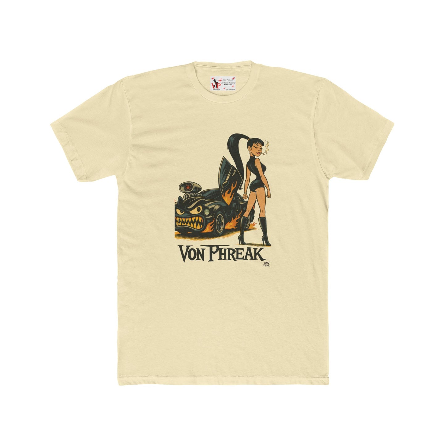 Vintage" Beast and Hot Momma" T-Shirt by Von Phreak (MTO)