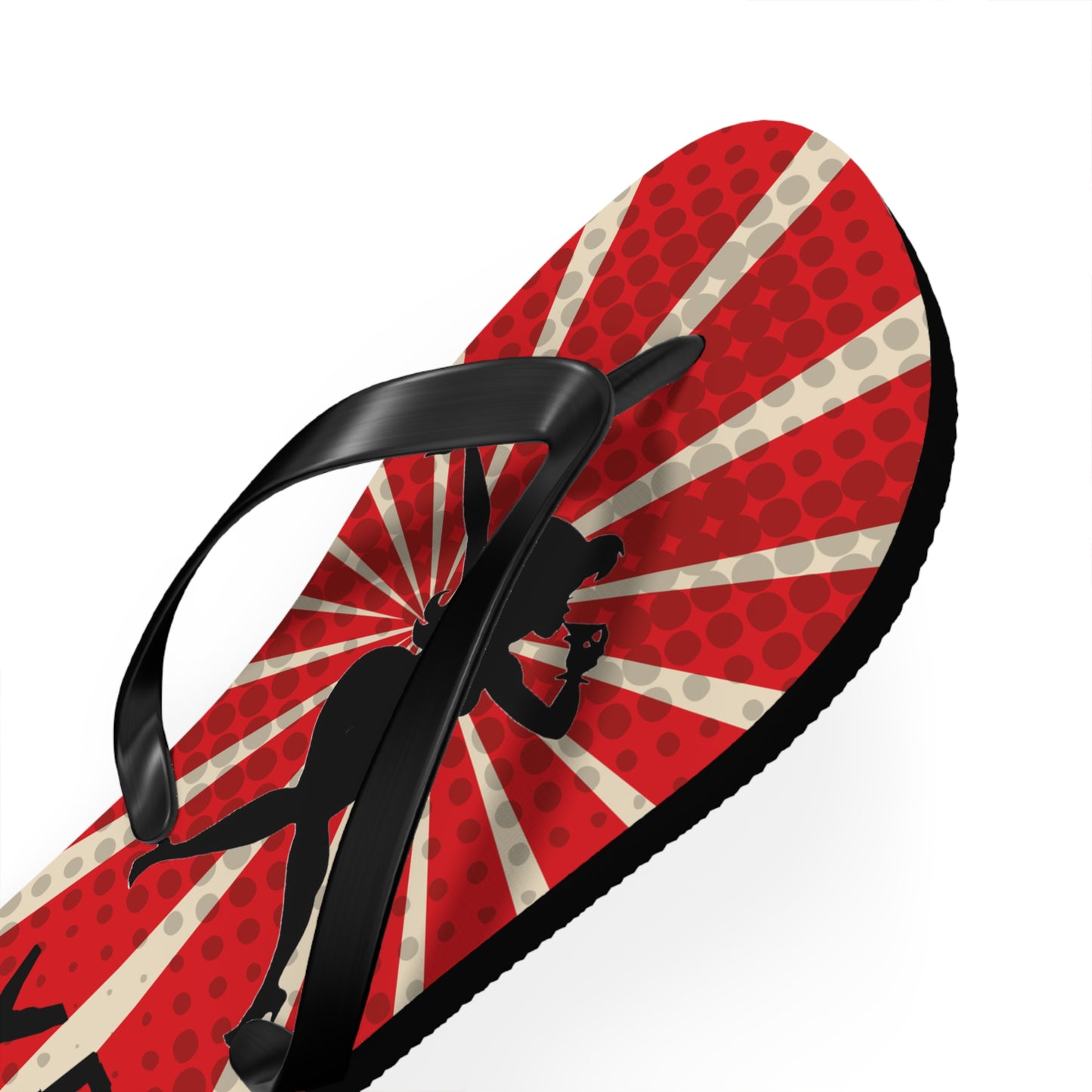 Vintage Mud-Flap Girl Style Flip Flops - Perfect for Summer Beach Days (MTO)