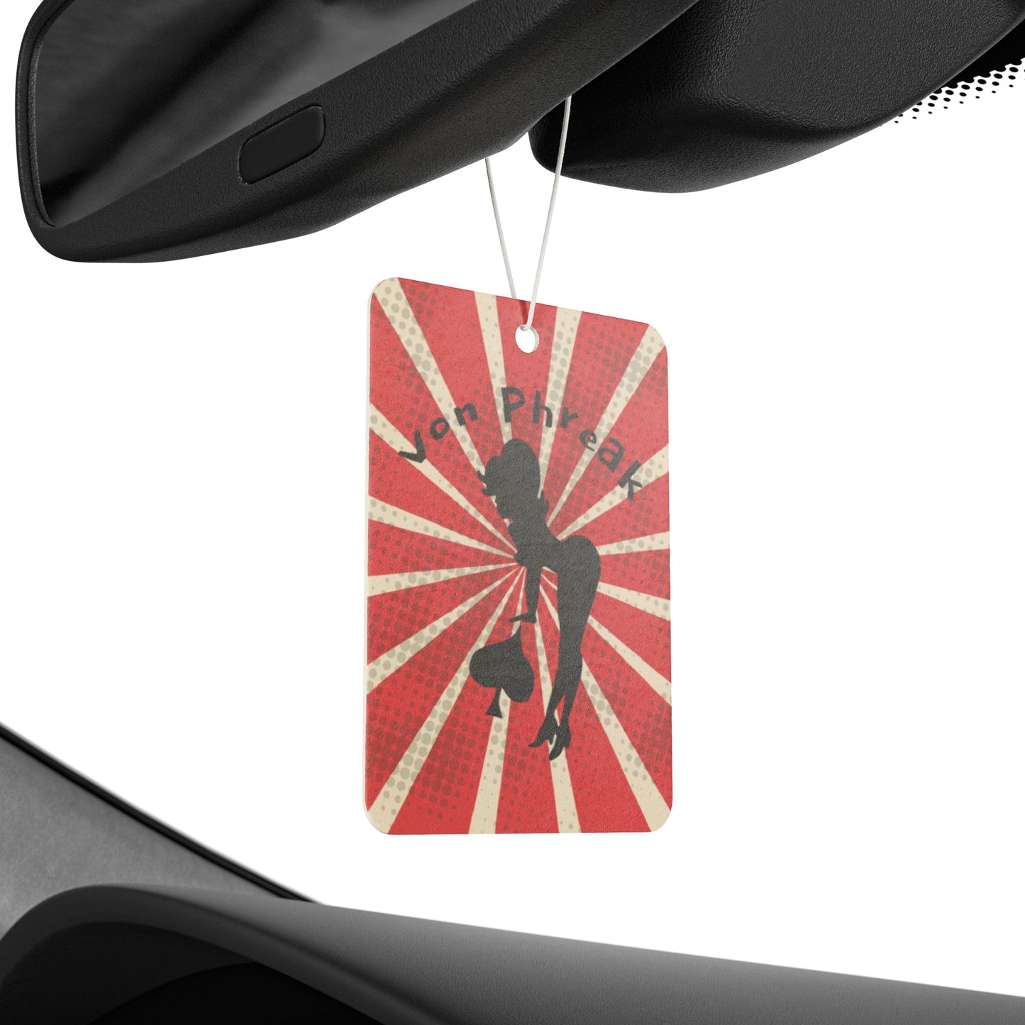 Car Air Freshener - Mud Flap Girl Air Freshener by Von Phreak