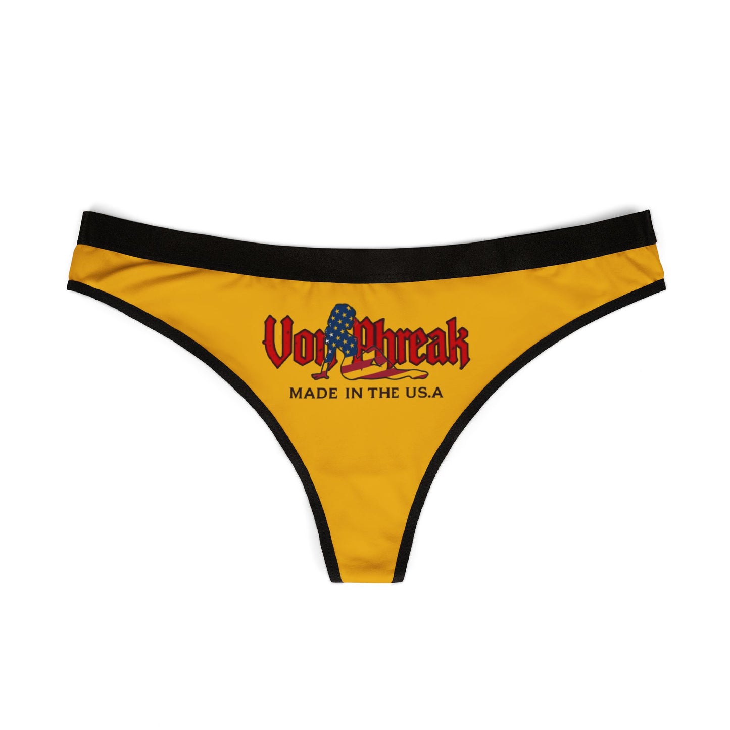 Von Phreak America Print Women's Thongs – Fun and Flirty Lingerie