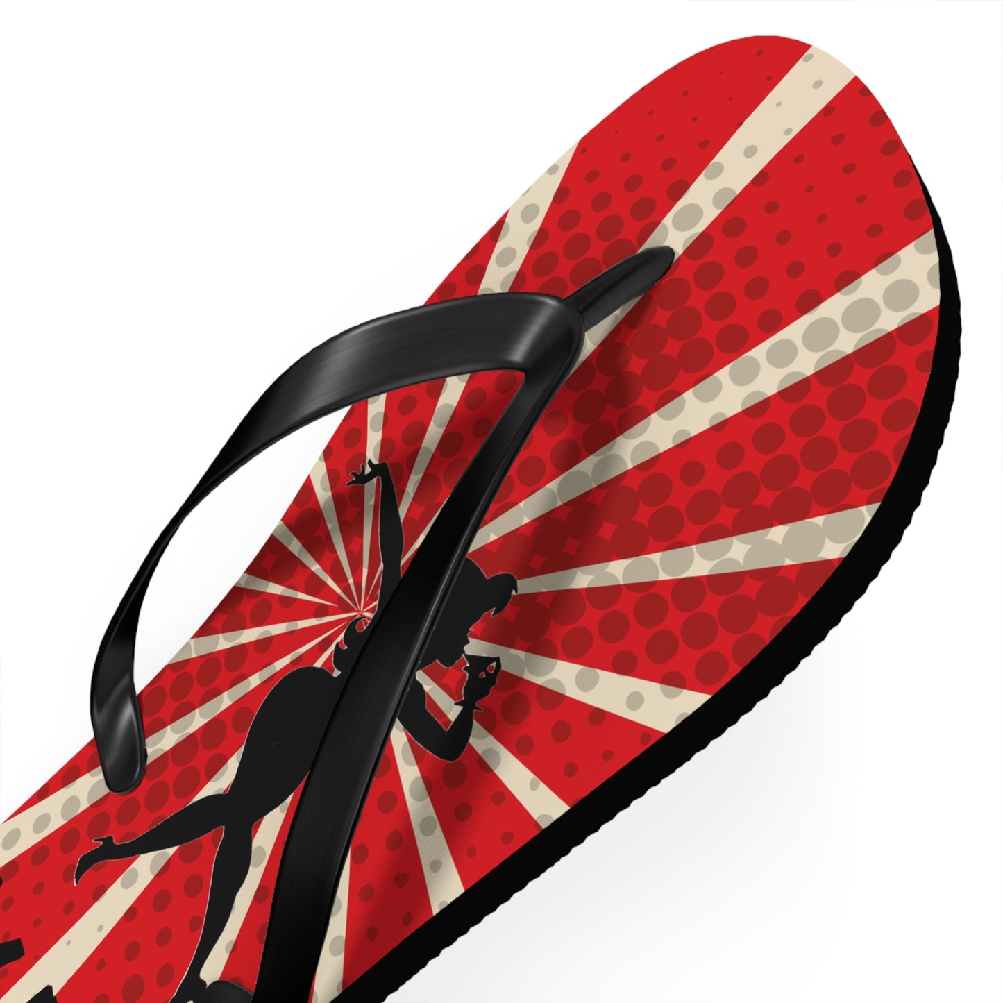 Vintage Mud-Flap Girl Style Flip Flops - Perfect for Summer Beach Days (MTO)