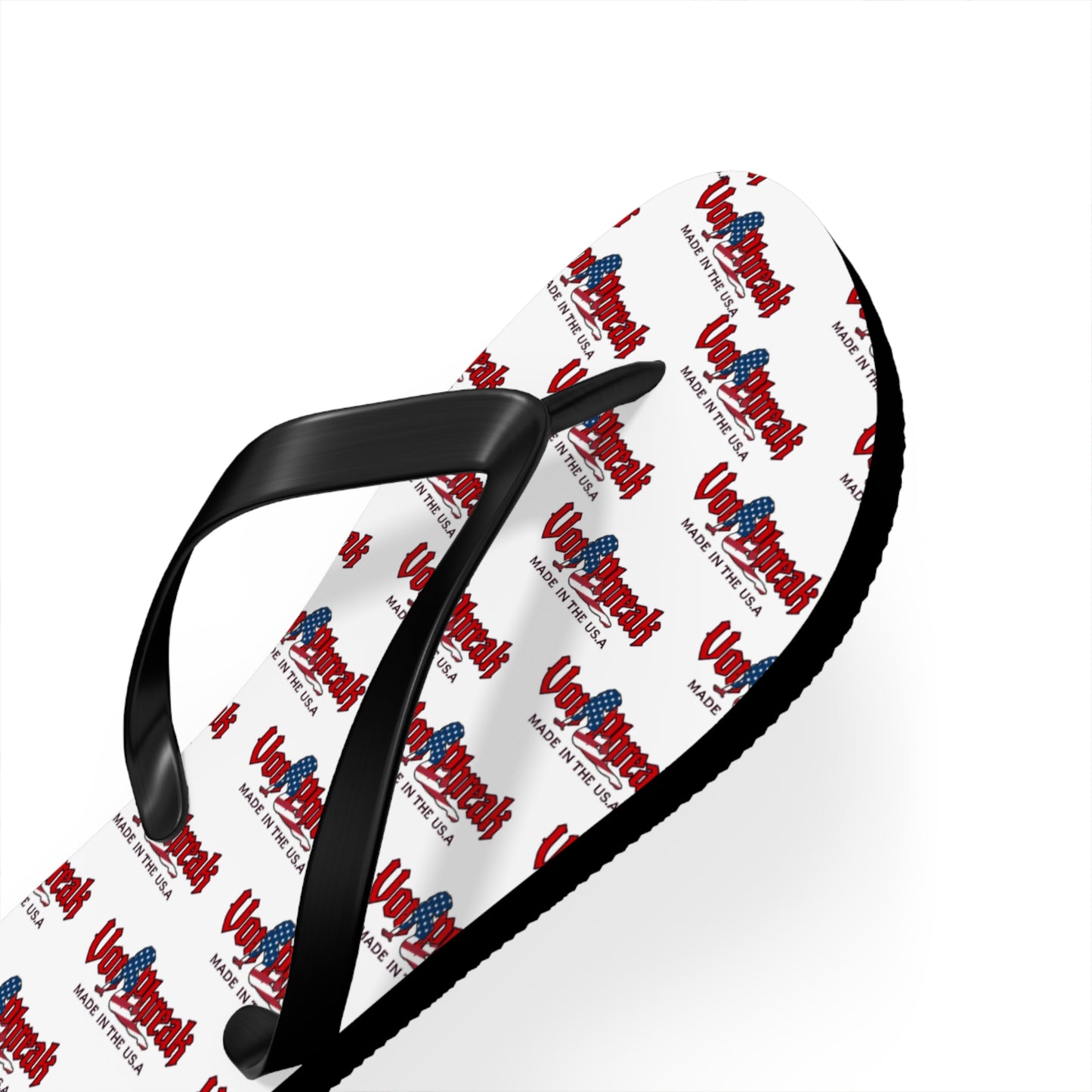 Von Phreak USA Mud Flap Flip Flops for Summer Fun - Perfect for Beach Days & Pool Parties (MTO)