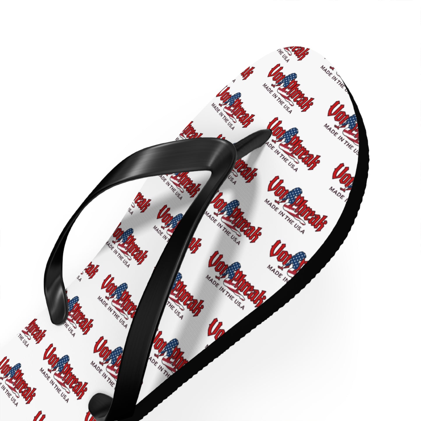 Von Phreak USA Mud Flap Flip Flops for Summer Fun - Perfect for Beach Days & Pool Parties (MTO)