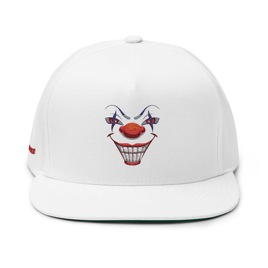 Embroidered Flat Bill Cap - Cuz I'M A Psycho, Snapback, Casual Wear