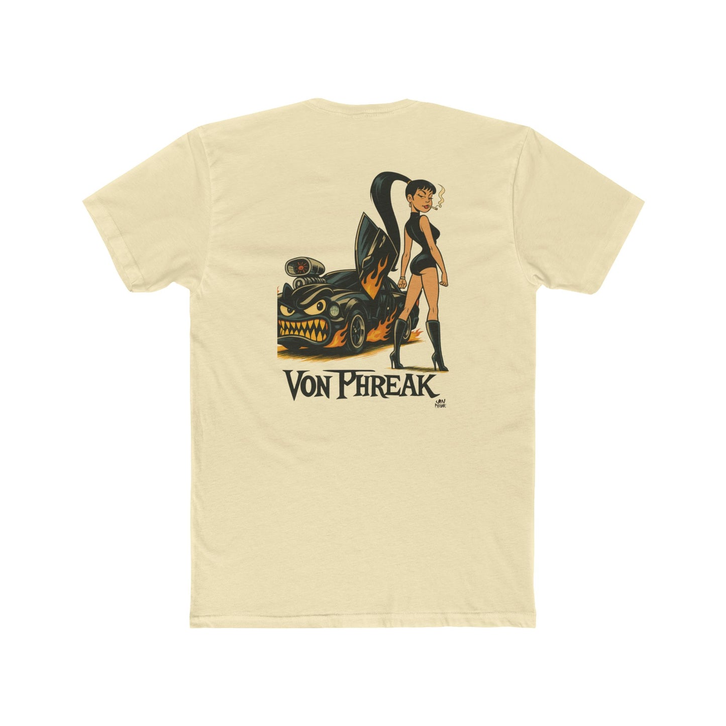 Vintage" Beast and Hot Momma" T-Shirt by Von Phreak (MTO)