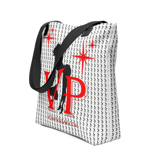 VP Vibe Collection Black & Red Tote bag