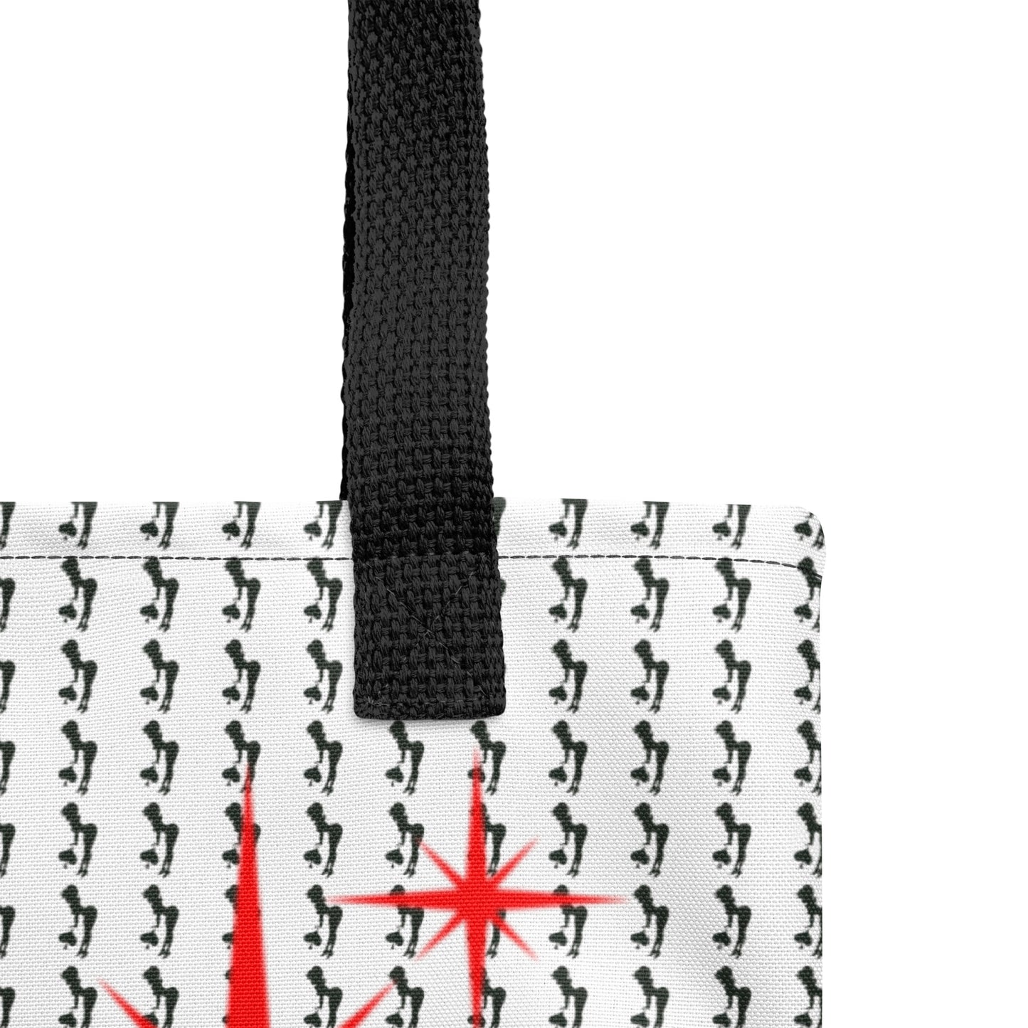 VP Vibe Collection Black & Red Tote bag