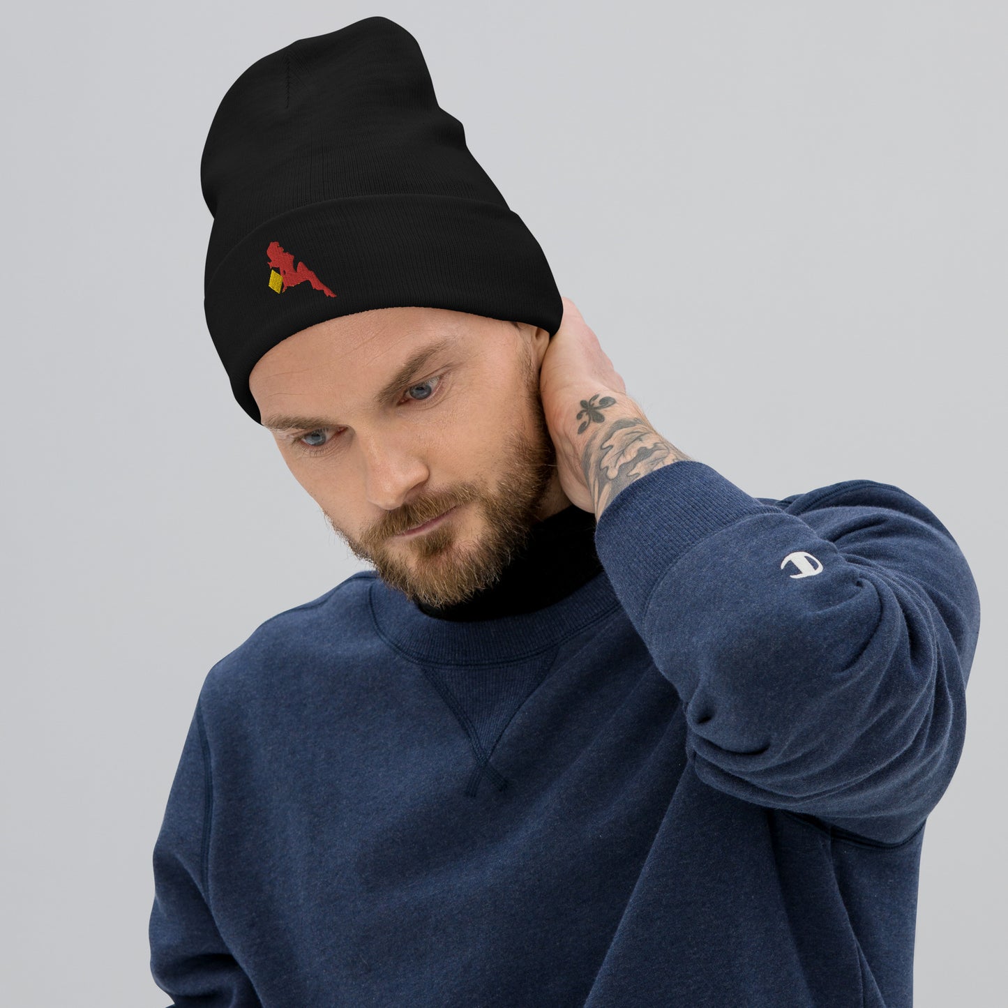 Diamonds High Embroidered Beanie