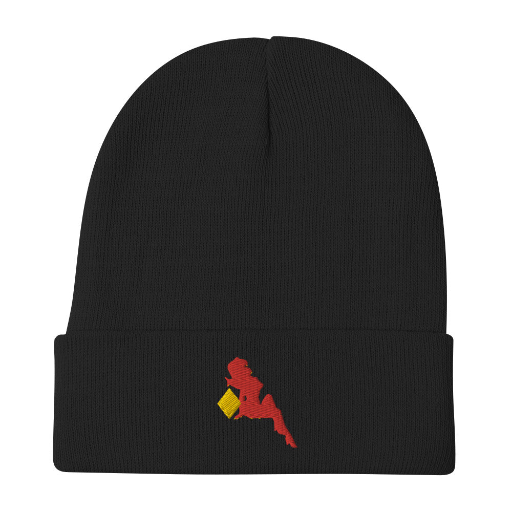Diamonds High Embroidered Beanie