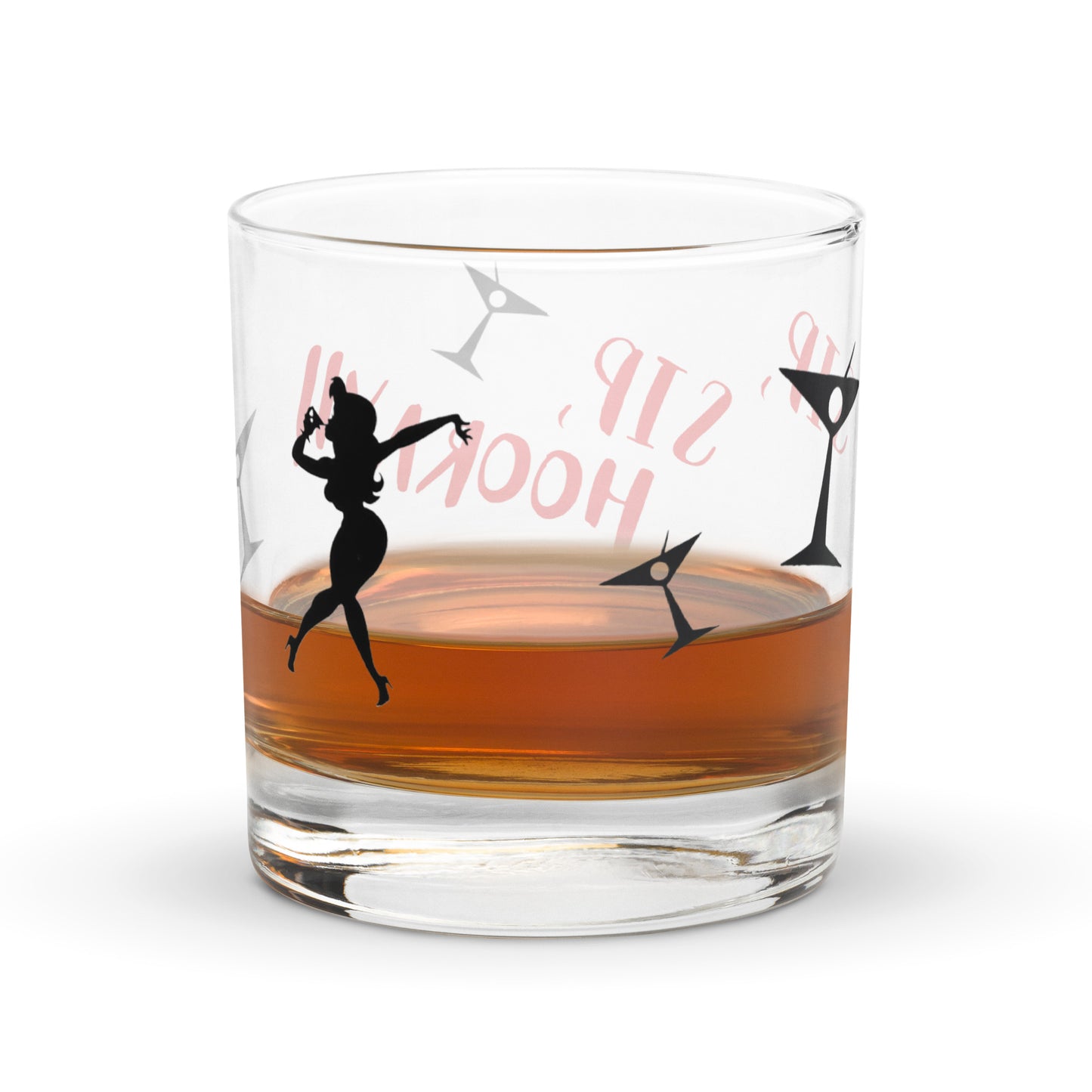 Sip, Sip, Hooray Rocks glass