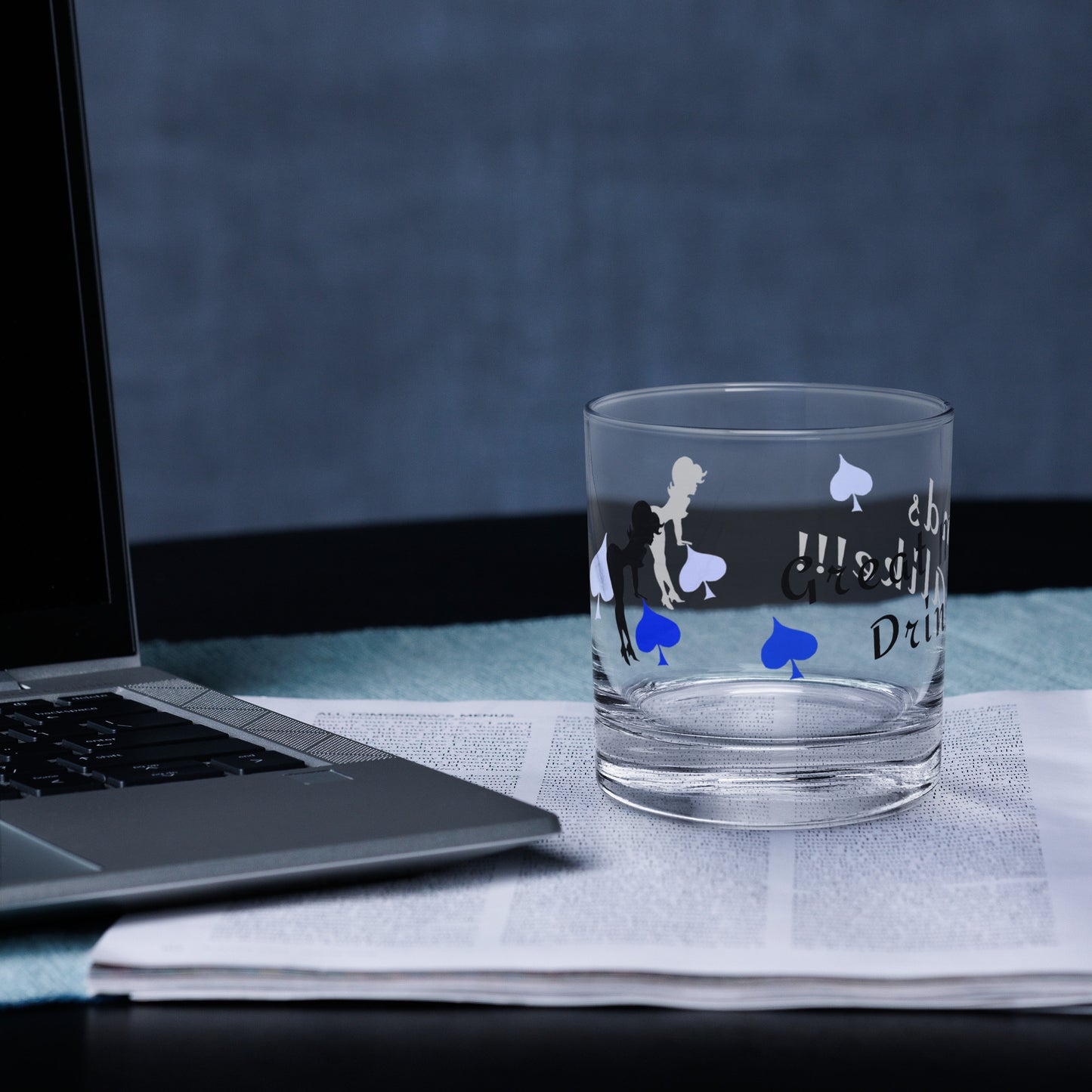 Great Minds Drink Alike! Rocks glass