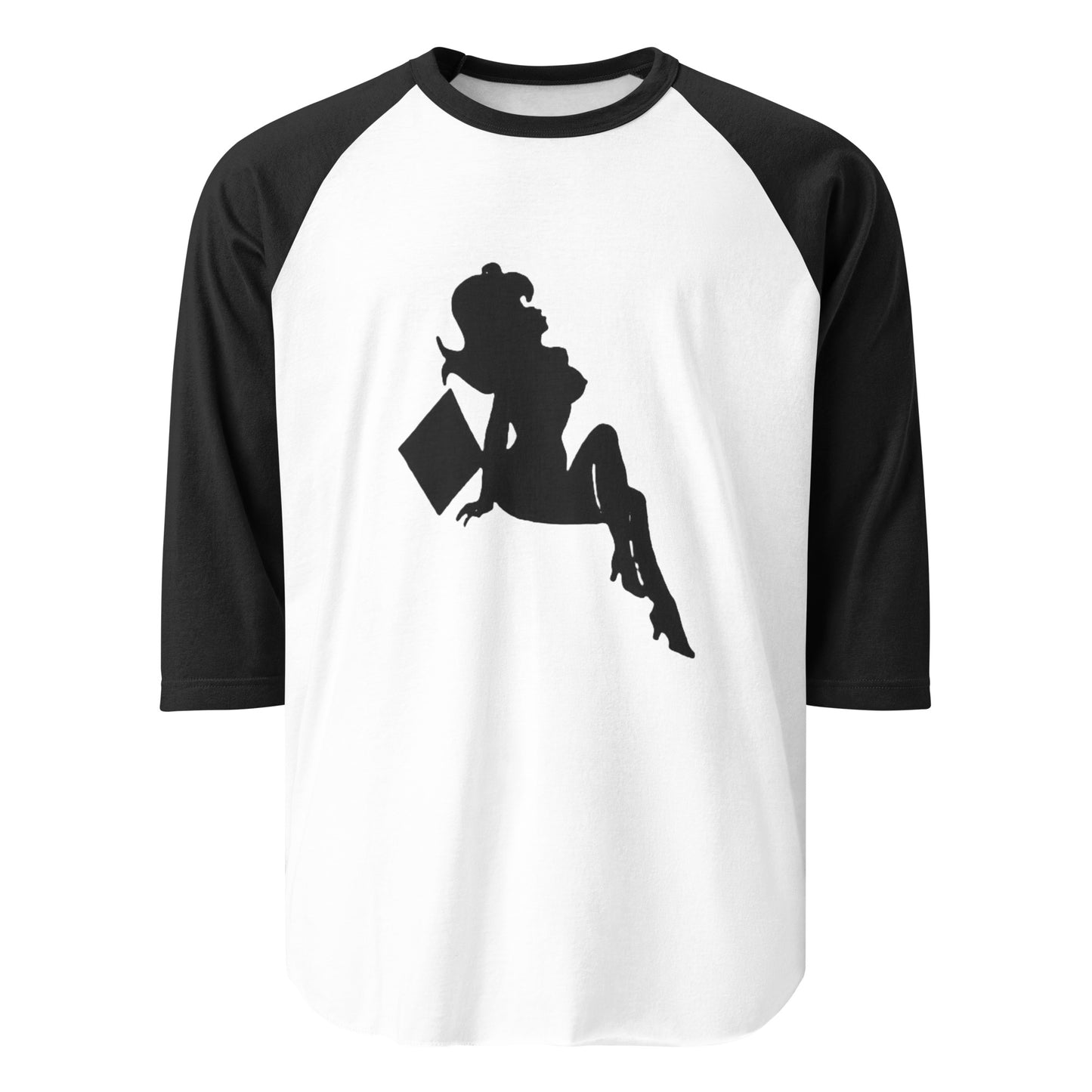 (Made to Order) Von Phreak Diamonds Down 3/4 sleeve raglan shirt