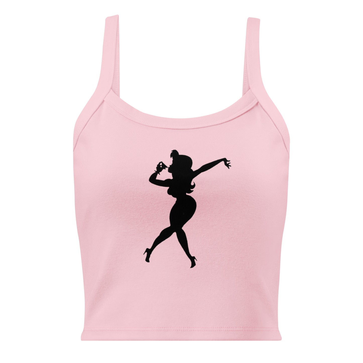 Cocktail Girl Women’s micro-rib tank top